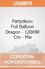 Partydeco: Foil Balloon Dragon - 120X90 Cm - Mix giochi