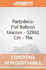Partydeco: Foil Balloon Unicorn - 52X61 Cm - Mix giochi