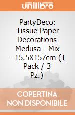 Tissue Paper Decorations Medusa, Mix, 15.5X157cm (1 Pkt / 3 Pc.) giochi