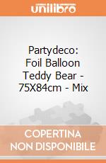 Partydeco: Foil Balloon Teddy Bear - 75X84cm - Mix giochi