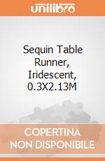 Sequin Table Runner, Iridescent, 0.3X2.13M giochi