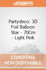 Partydeco: 3D Foil Balloon Star - 70Cm - Light Pink giochi