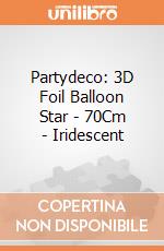 Partydeco: 3D Foil Balloon Star - 70Cm - Iridescent giochi