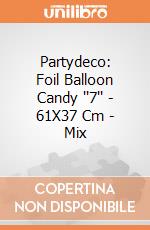 Partydeco: Foil Balloon Candy ''7'' - 61X37 Cm - Mix giochi