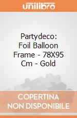 Partydeco: Foil Balloon Frame - 78X95 Cm - Gold giochi