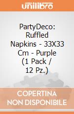 Ruffled Napkins, 33X33 Cm, Purple (1 Pkt / 12 Pc.) giochi
