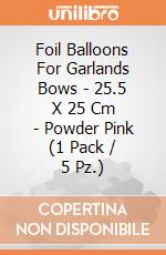Foil Balloons For Garlands Bows - 25.5 X 25 Cm - Powder Pink (1 Pack / 5 Pz.) giochi