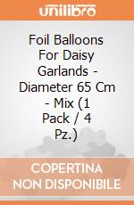 Foil Balloons For Daisy Garlands - Diameter 65 Cm - Mix (1 Pack / 4 Pz.) giochi