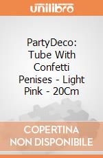 Tube With Confetti Penises, Light Pink, 20Cm giochi