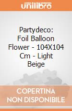 Partydeco: Foil Balloon Flower - 104X104 Cm - Light Beige giochi