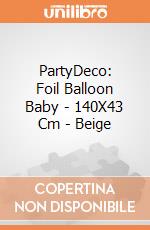 Partydeco: Foil Balloon Baby - 140X43 Cm, Beige giochi