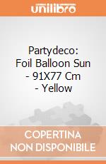 Partydeco: Foil Balloon Sun - 91X77 Cm - Yellow giochi