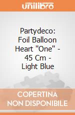Partydeco: Foil Balloon Heart ''One'' - 45 Cm - Light Blue giochi