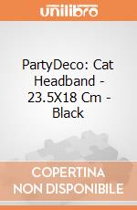 PartyDeco: Cat Headband - 23.5X18 Cm - Black giochi