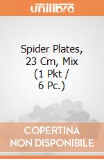 Spider Plates, 23 Cm, Mix (1 Pkt / 6 Pc.) giochi