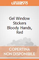 Gel Window Stickers Bloody Hands, Red giochi