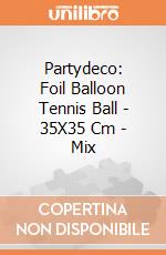 Partydeco: Foil Balloon Tennis Ball - 35X35 Cm - Mix giochi