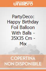 Happy Birthday Foil Balloon With Balls - 35X35 Cm - Mix giochi