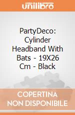 Cylinder Headband With Bats, 19X26 Cm, Black giochi