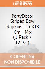 Striped Bow Napkins, 16X13 Cm, Mix (1 Pkt / 12 Pc.) giochi