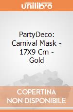 Carnival Mask, 17X9 Cm, Gold giochi