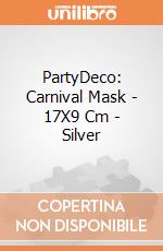 Carnival Mask, 17X9 Cm, Silver giochi