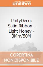 PartyDeco: Satin Ribbon - Light Honey - 3Mm/50M giochi