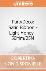 PartyDeco: Satin Ribbon - Light Honey - 50Mm/25M giochi
