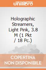 Holographic Streamers, Light Pink, 3.8 M (1 Pkt / 18 Pc.) giochi