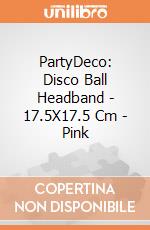 Disco Ball Headband, 17.5X17.5 Cm, Pink giochi