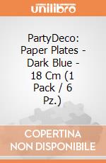 PartyDeco: Paper Plates - Dark Blue - 18 Cm (1 Pack / 6 Pz.) giochi