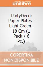 PartyDeco: Paper Plates - Light Green - 18 Cm (1 Pack / 6 Pz.) giochi
