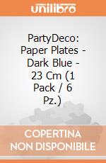 PartyDeco: Paper Plates - Dark Blue - 23 Cm (1 Pack / 6 Pz.) giochi