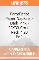 PartyDeco: Paper Napkins - Dark Pink - 33X33 Cm (1 Pack / 20 Pz.) giochi