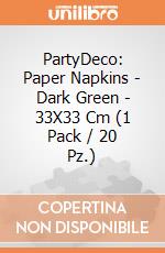 PartyDeco: Paper Napkins - Dark Green - 33X33 Cm (1 Pack / 20 Pz.) giochi