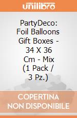 Foil Balloons Gift Boxes - 34 X 36 Cm - Mix (1 Pack / 3 Pz.) giochi