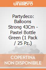 Partydeco: Balloons Strong 43Cm - Pastel Bottle Green (1 Pack / 25 Pz.) giochi