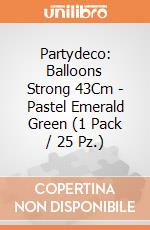 Partydeco: Balloons Strong 43Cm - Pastel Emerald Green (1 Pack / 25 Pz.) giochi
