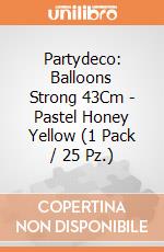 Partydeco: Balloons Strong 43Cm - Pastel Honey Yellow (1 Pack / 25 Pz.) giochi