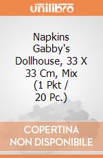 Napkins Gabby's Dollhouse, 33 X 33 Cm, Mix (1 Pkt / 20 Pc.) giochi