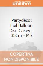 Partydeco: Foil Balloon Disc Cakey - 35Cm - Mix giochi