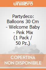 Partydeco: Balloons 30 Cm - Welcome Baby - Pink Mix (1 Pack / 50 Pz.) giochi