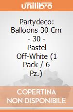 Partydeco: Balloons 30 Cm - 30 - Pastel Off-White (1 Pack / 6 Pz.) giochi
