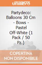 Partydeco: Balloons 30 Cm - Bows - Pastel Off-White (1 Pack / 50 Pz.) giochi
