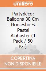 Partydeco: Balloons 30 Cm - Horseshoes - Pastel Alabaster (1 Pack / 50 Pz.) giochi