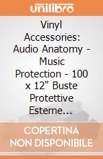 Vinyl Accessories: Audio Anatomy - Music Protection - 100 x 12" Buste Protettive Esterne Polipropilene Trasparente - 80 Micron giochi