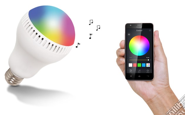 Goclever Speaker Lampada Color Sound gioco di HIFI