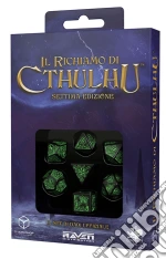 Dadi Il Richiamo di Cthulhu Nero,Verde