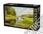 Puzzle Da 1000 Pezzi - Hans Andersen Brendekilde: Spring. A Young Couple In A Rowing Boat On Odense giochi
