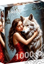 Puzzle 1000 Pezzi - Lady And The Wolf giochi